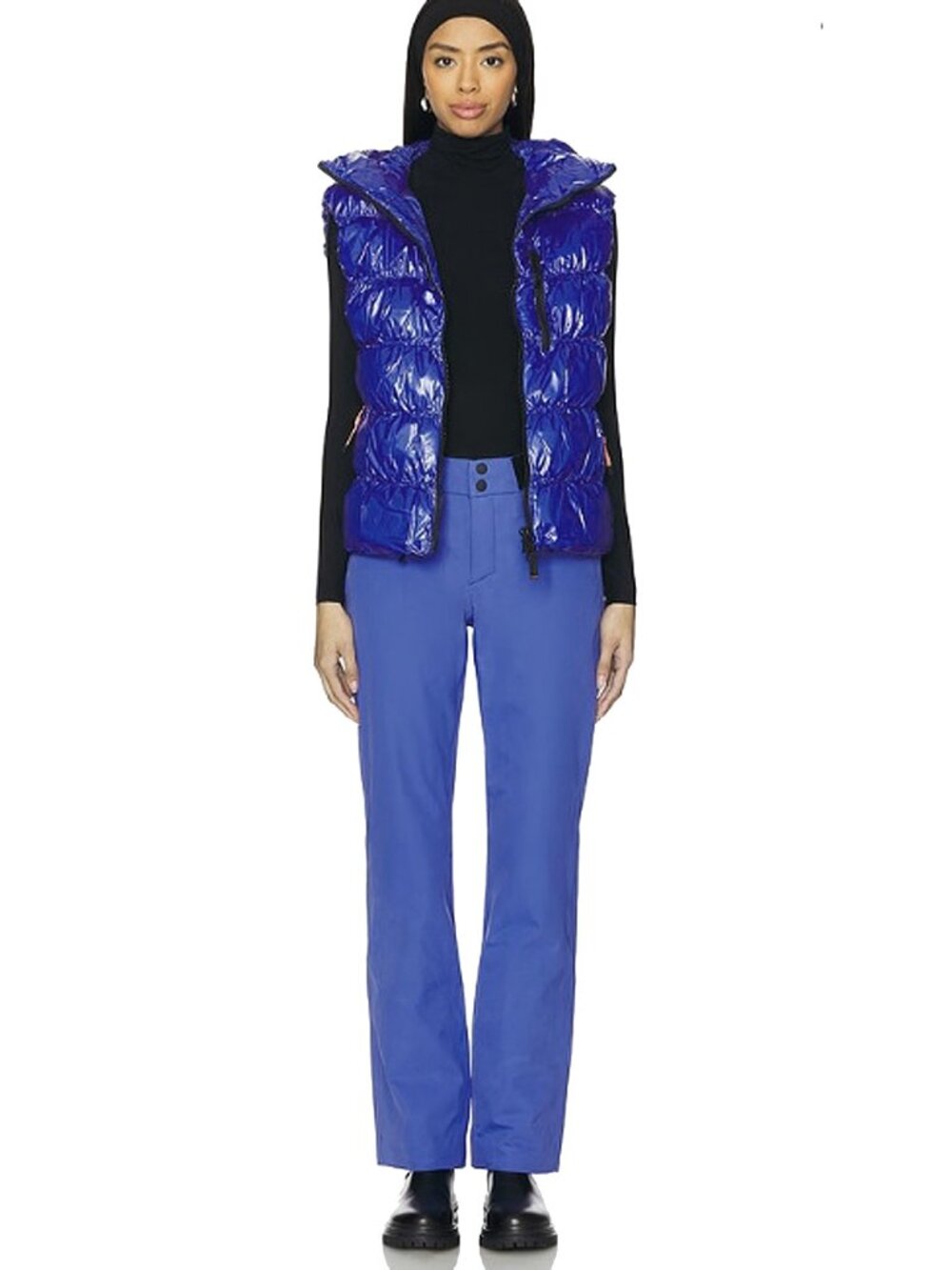 New Bogner Fire & Ice Nessa Ski Pants! Purplish Blue  DWR Waterproof Seam Sealed